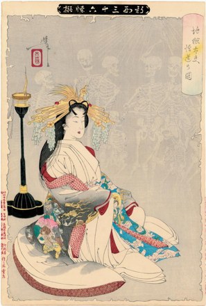 The enlightenment of the courtesan Jigokudayu.