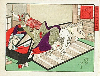A client gets the wrong room in a brothel in Shinagawa.
