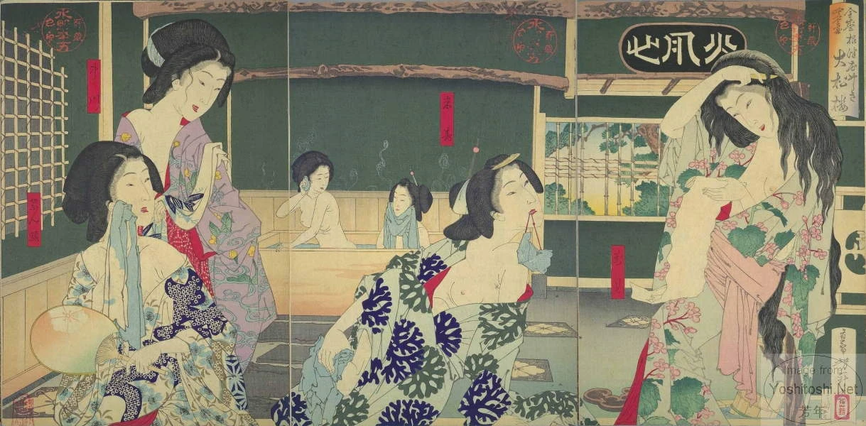 Summer: The Daishōrō 'flower garden' in Nezu