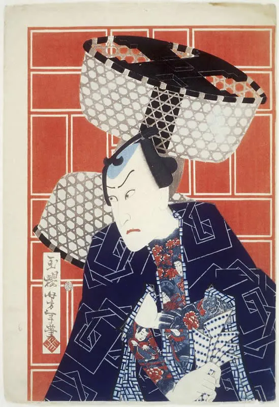 Kawarazaki Gonjūrō as a tattooed fireman, Keyes number 4