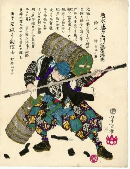 Hayamizu Tōzaemon Fujiwara no Mitsutaka