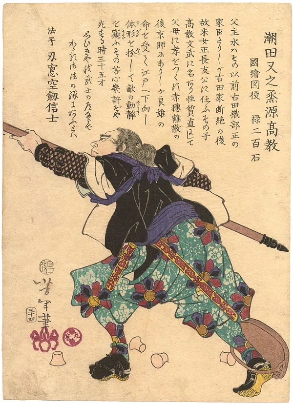 Seta Matanojō Minamoto no Takanori (Shiota Matanojō)