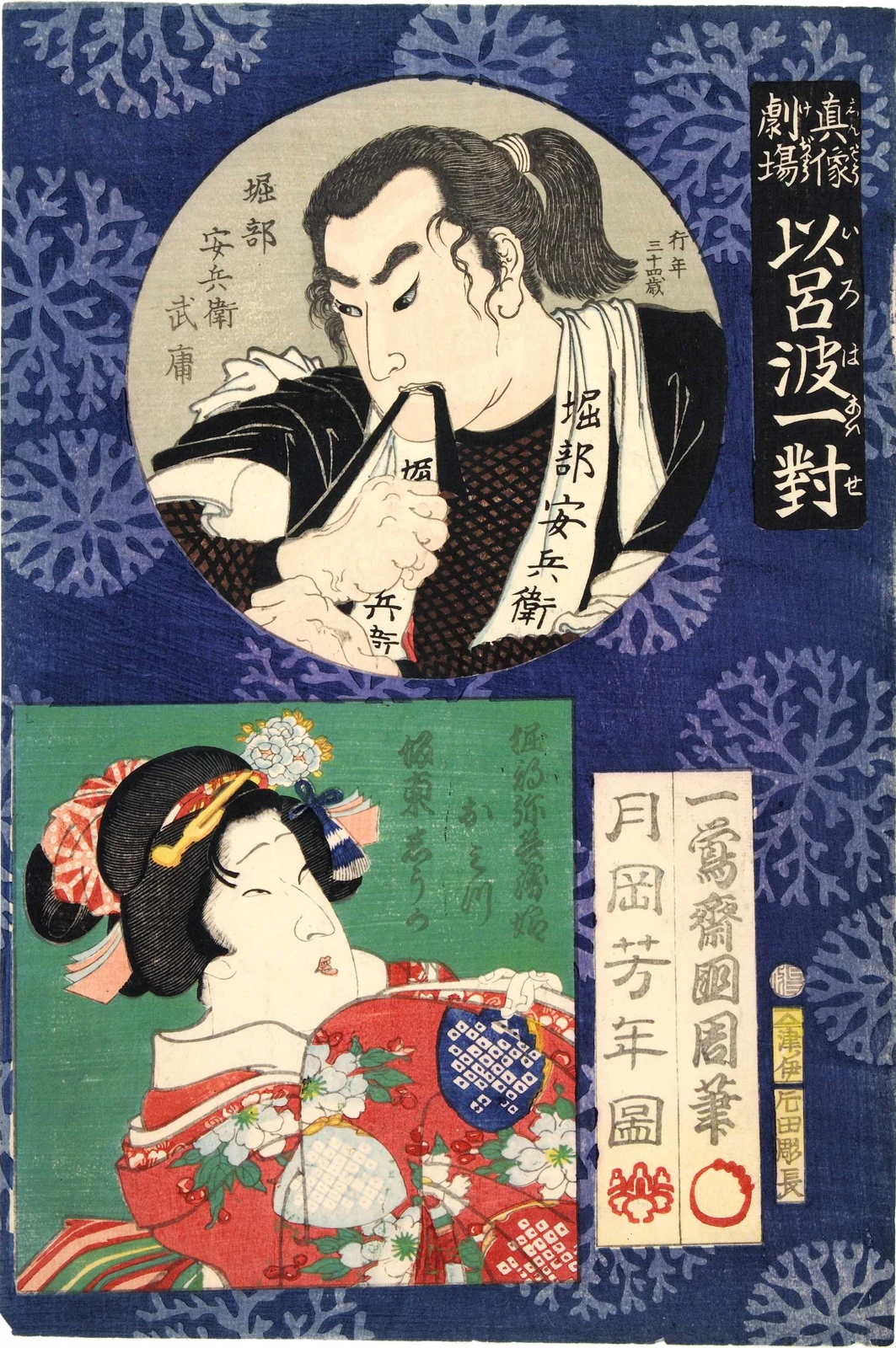 Horibe Yasubei Taketsune and Omitsu