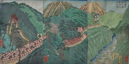 Minamoto Yoritomo at the Hakone Pass