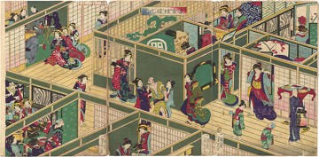 A geisha establishment in Tōkyō